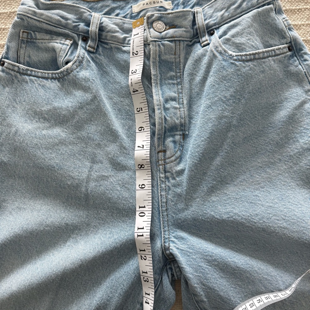 PacSun Patchwork High Rise Straight Button-fly Je… - image 5